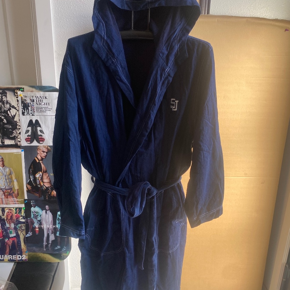Men’ Sean John Vintage SJ House Robe Sz Lg